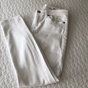 J. Crew Toothpick Jean in White